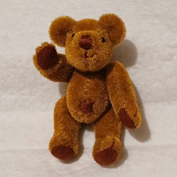 90's Vintage Miniature Fully Jointed Teddy Bear Bundle - Picture 10 of 16